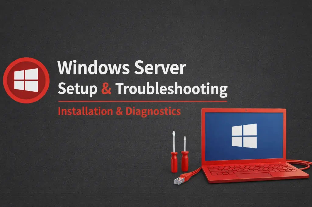 Windows server setup and troubleshooting 