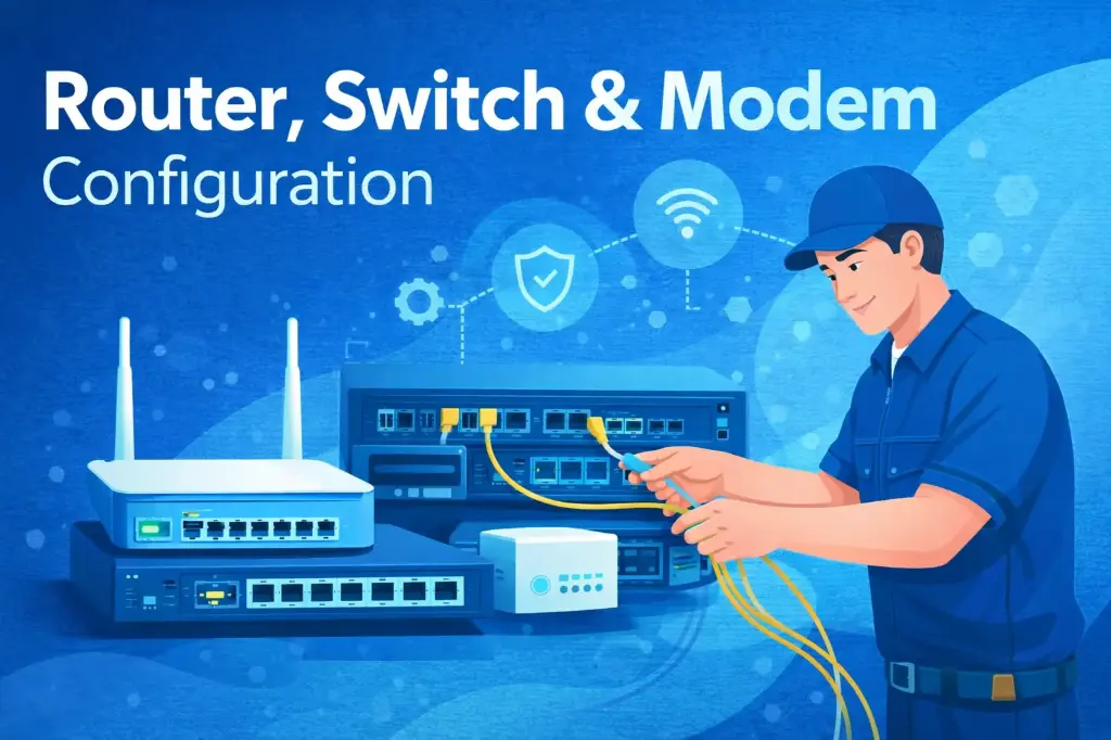 Router, Switch & Modem Configuration