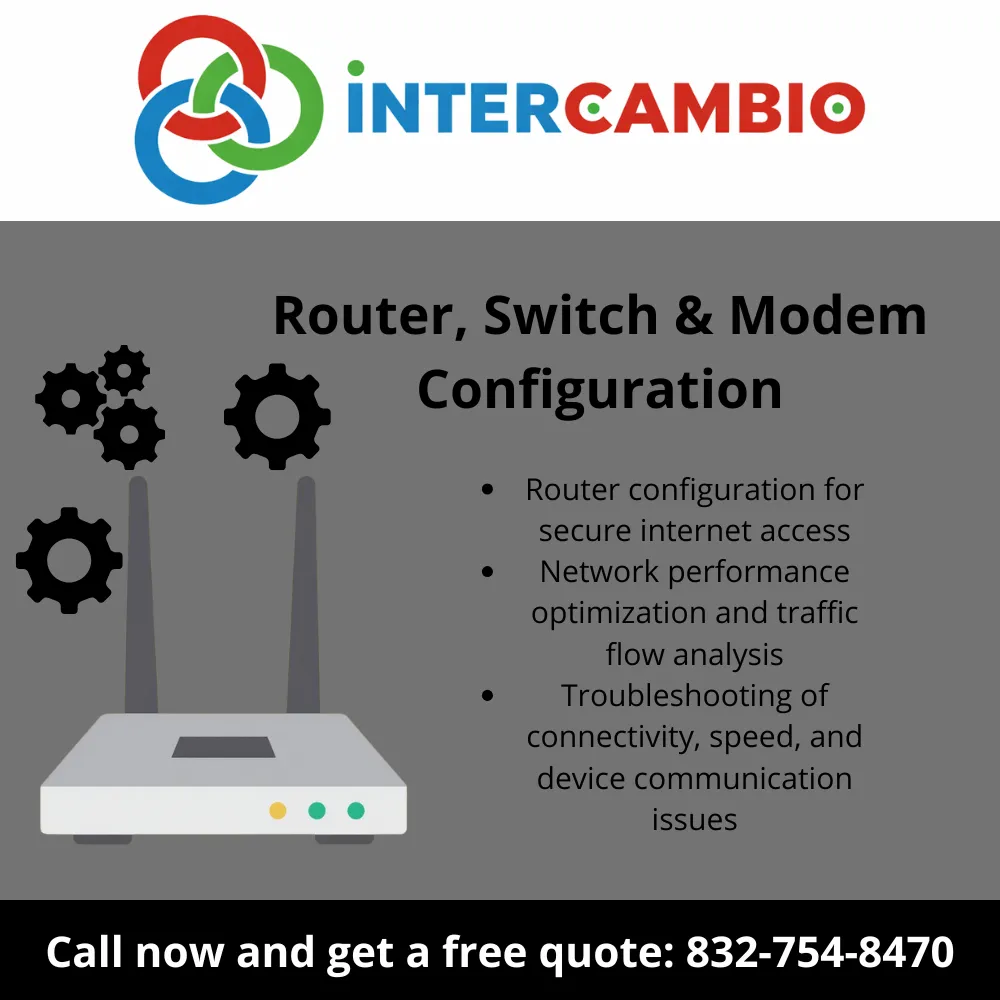 Router, Switch & Modem Configuration