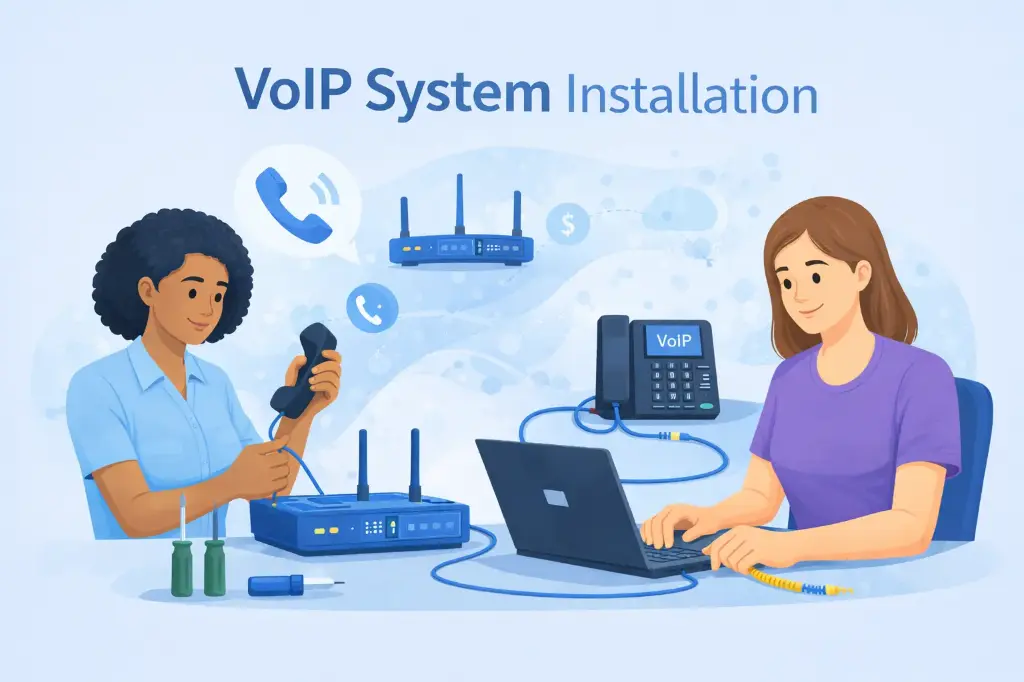 VolP phone System Installation: Professional 