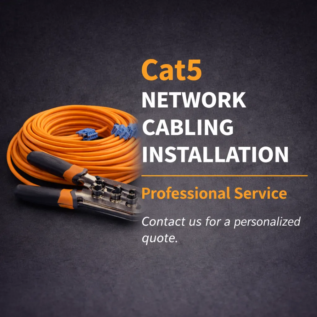 Cat5 Network Cabling Installation 