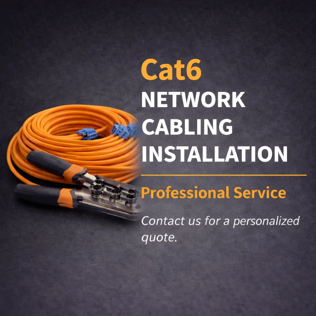 Cat6 Network Cabling Installation