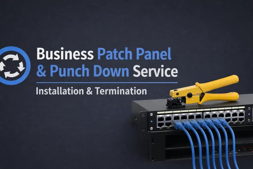 Patch Panel & Punch Down Service: Business Service