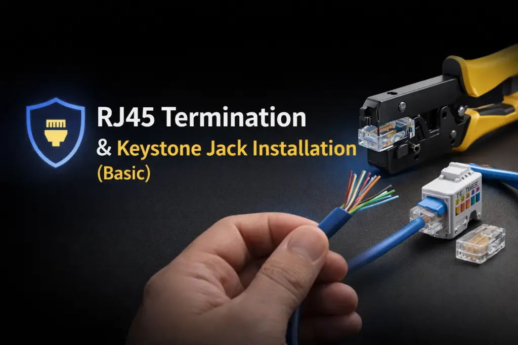 RJ45 Termination & Keystone Jack Installation: Basic