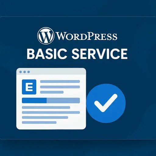 Wordpress development service-Basic